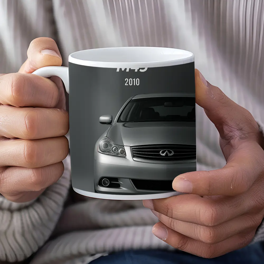 2010 Infiniti M45 Silver Front View – Mugs