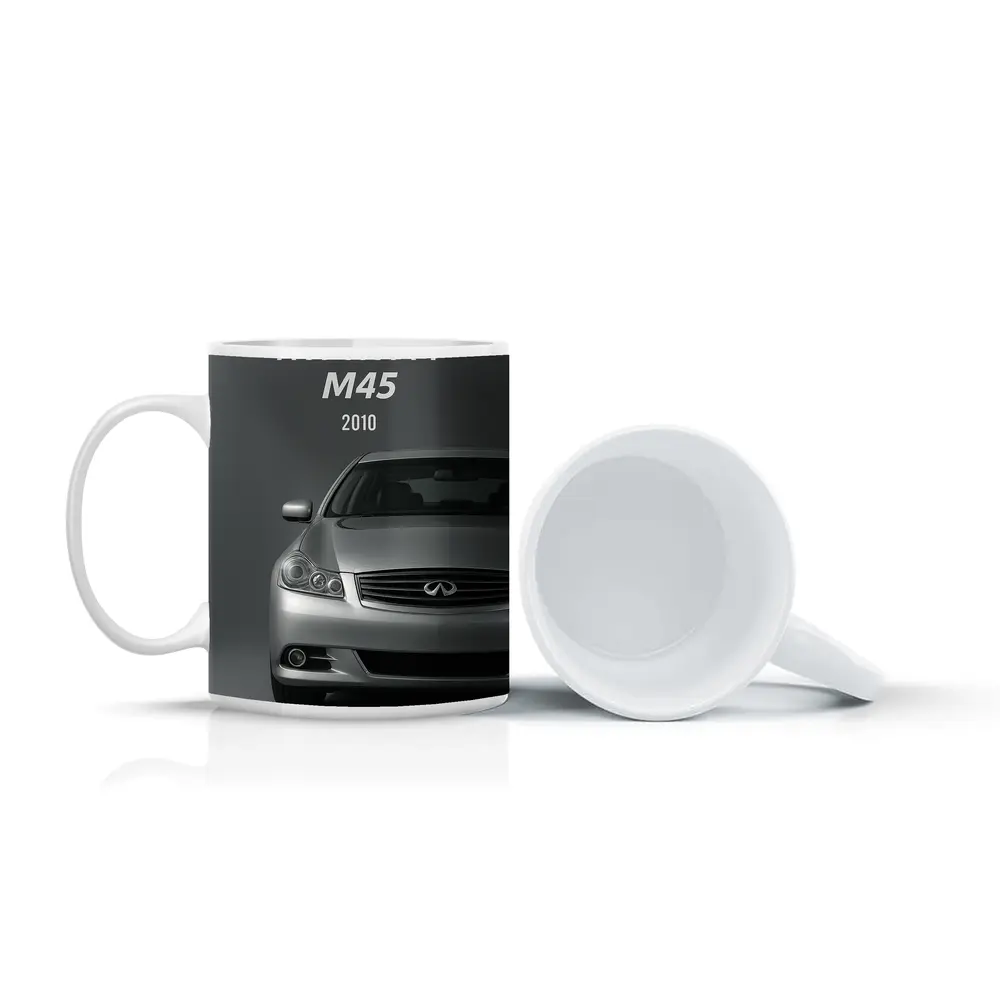 2010 Infiniti M45 Silver Front View – Mugs
