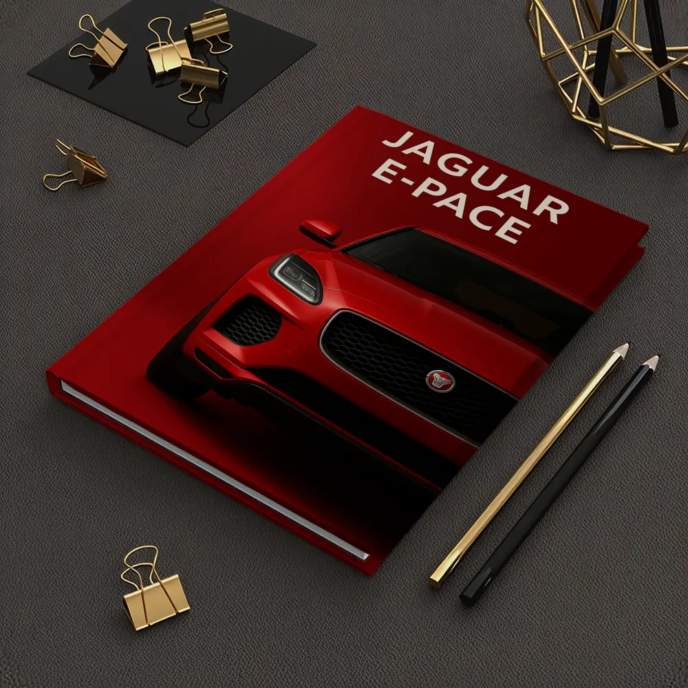 Jaguar E-Pace Red SUV Front View – Notebooks