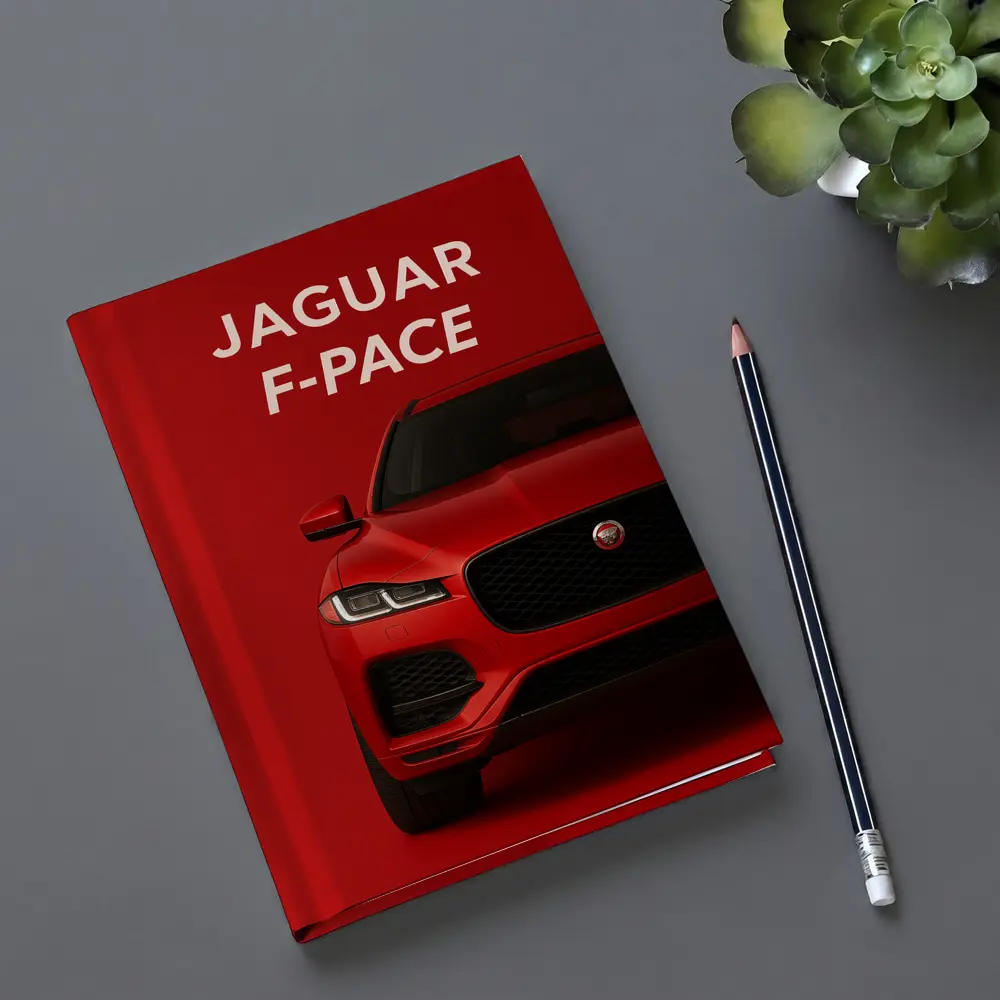Jaguar F-Pace Red SUV Front View – Notebooks