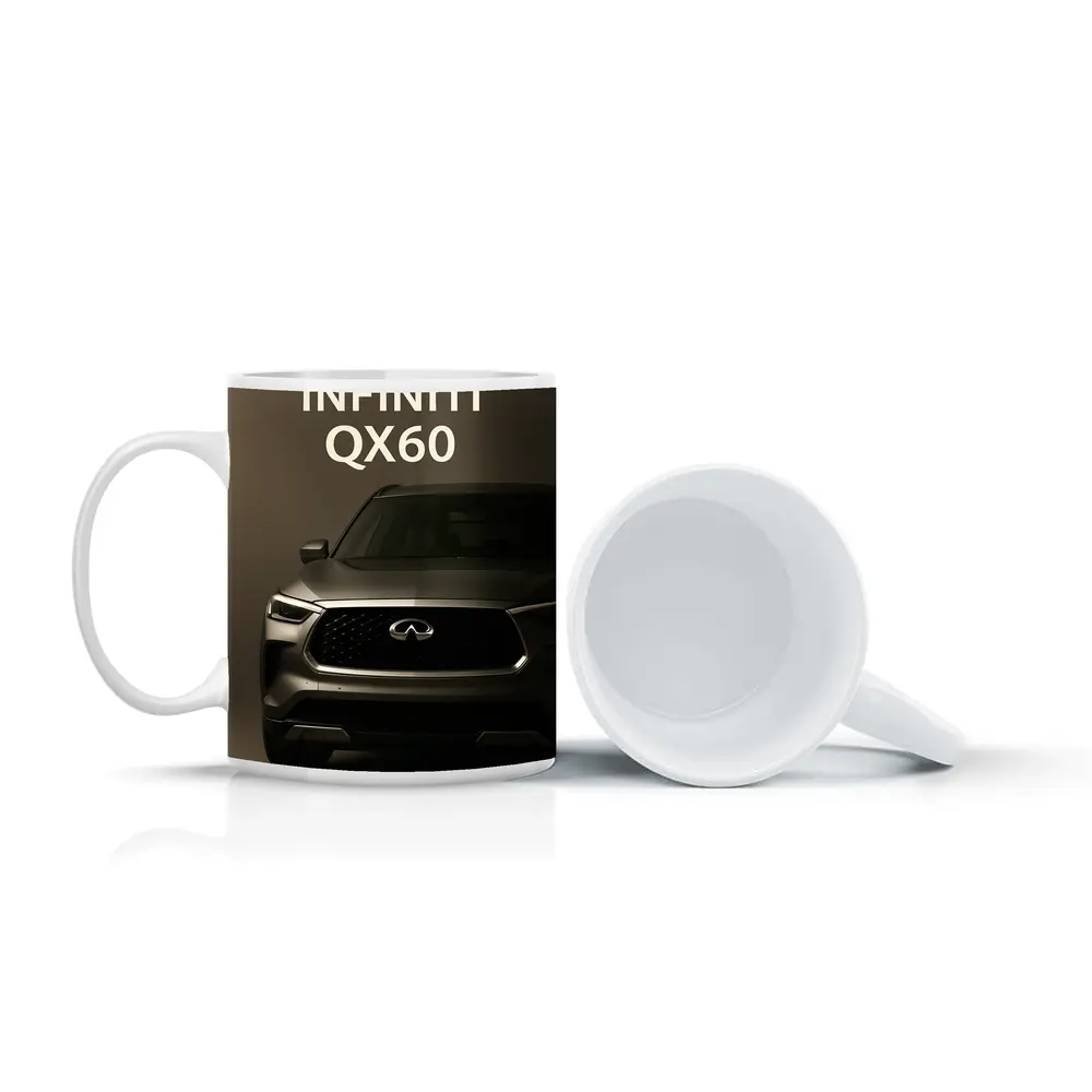 Infiniti QX60 SUV Dark Studio Front View – Mugs