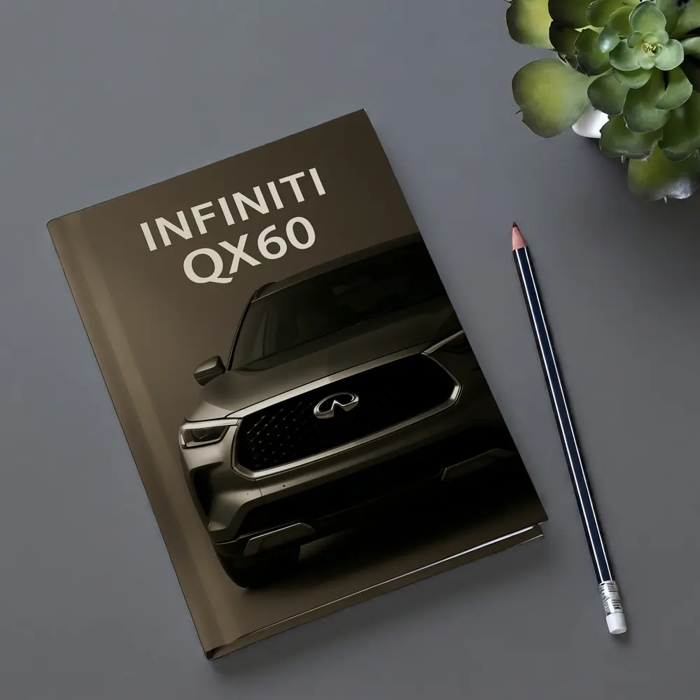 Infiniti QX60 SUV Dark Studio Front View – Notebooks