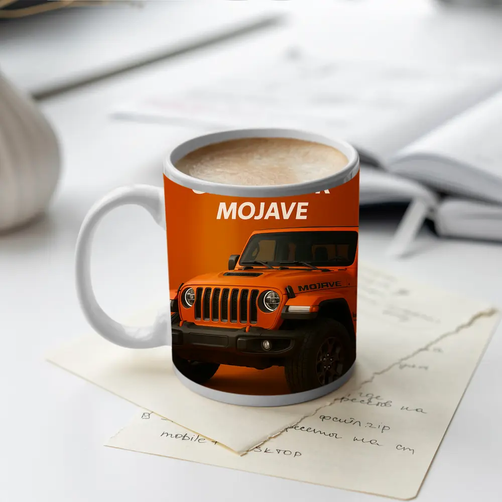 Jeep Gladiator Mojave Orange Off Road Truck – Mugs