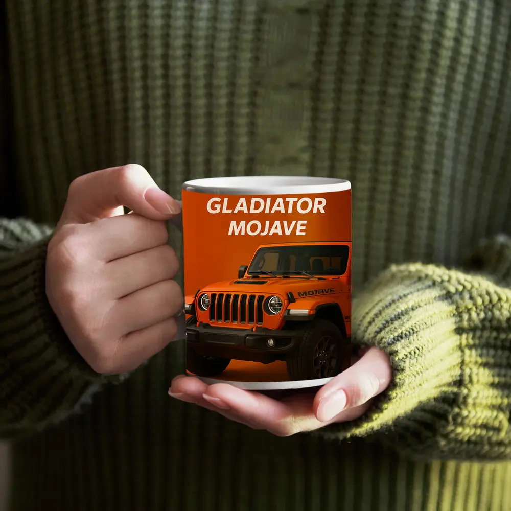 Jeep Gladiator Mojave Orange Off Road Truck – Mugs