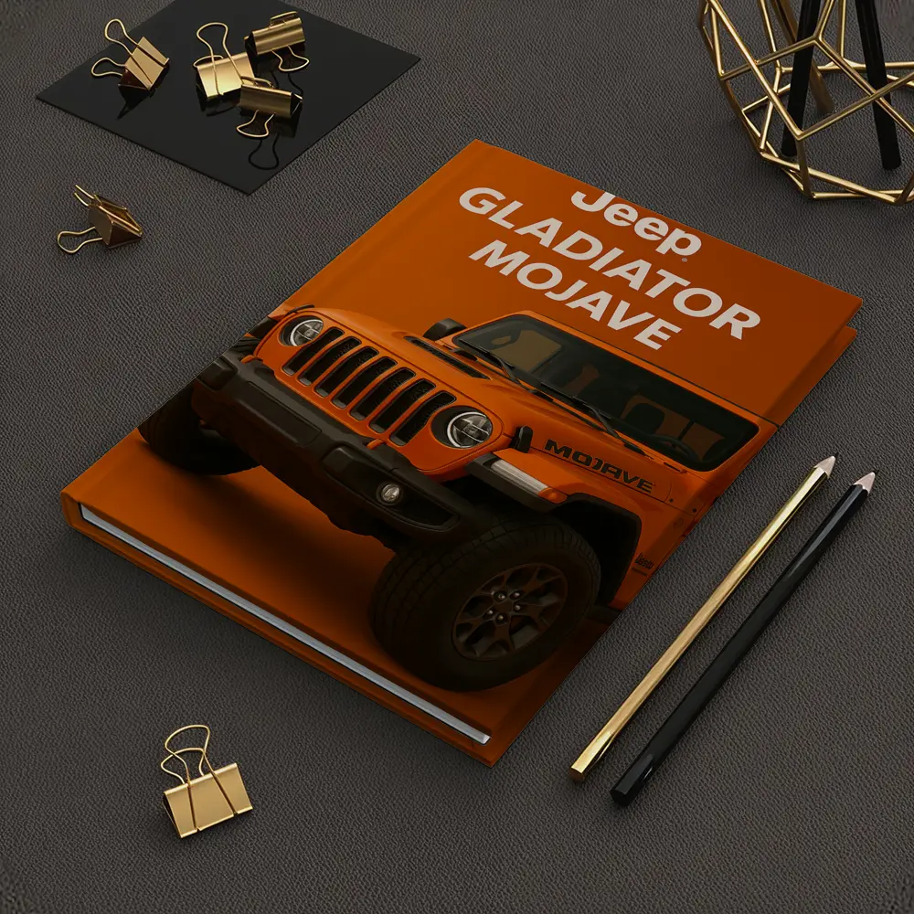 Jeep Gladiator Mojave Orange Off Road Truck – Notebooks