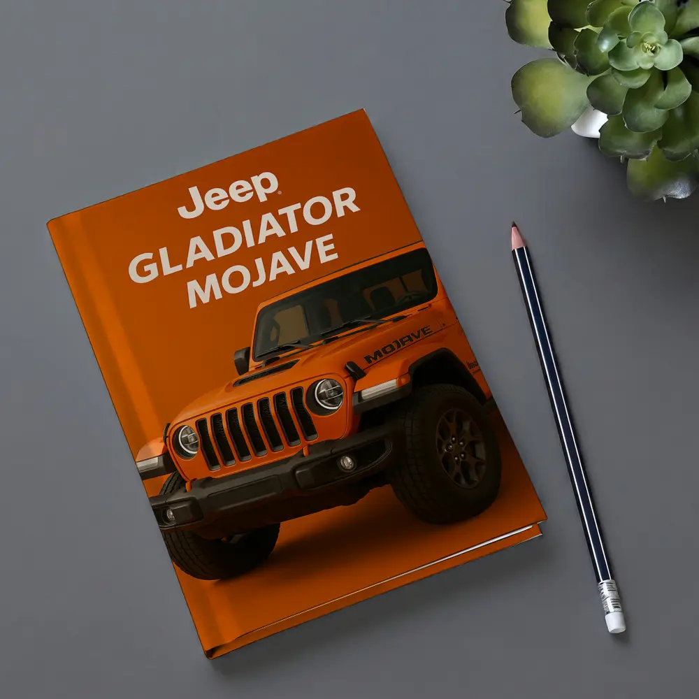 Jeep Gladiator Mojave Orange Off Road Truck – Notebooks