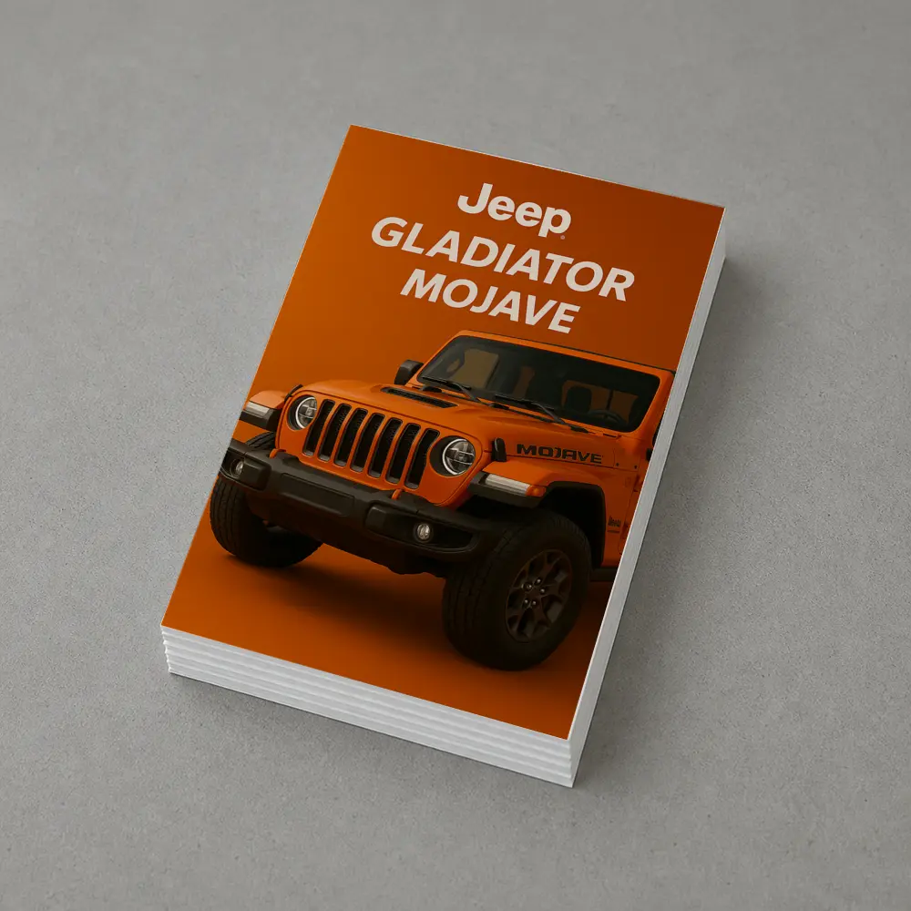 Jeep Gladiator Mojave Orange Off Road Truck – Postcards
