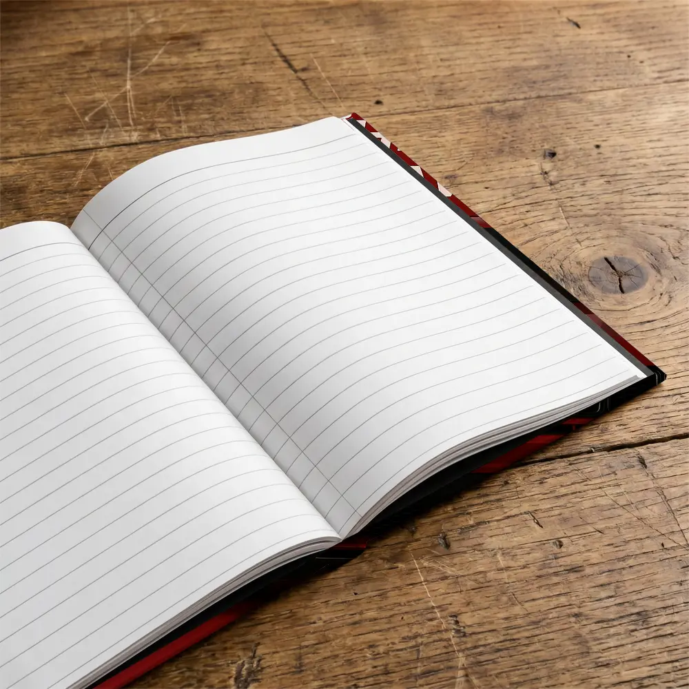 Jeep Grand Cherokee Trackhawk Red Background Art – Notebooks