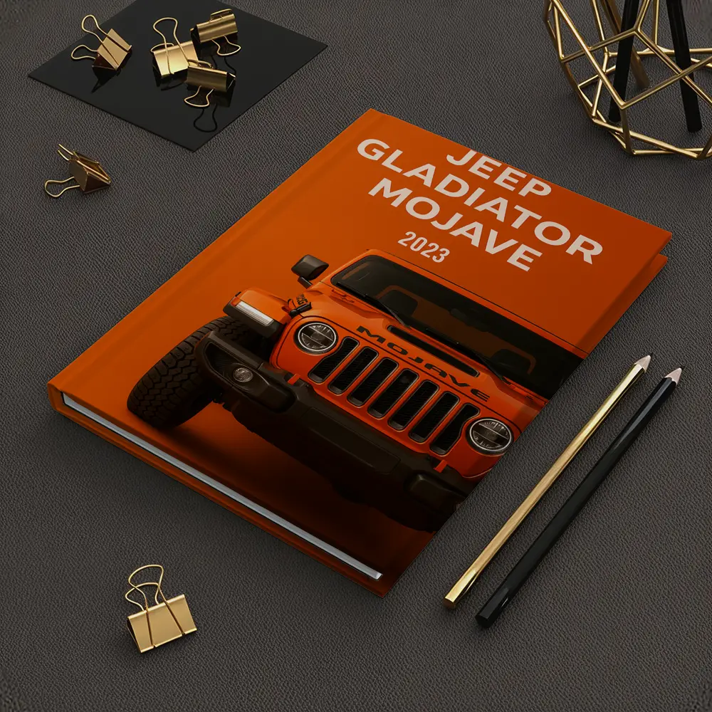 2023 Jeep Gladiator Mojave Orange Wall Art – Notebooks