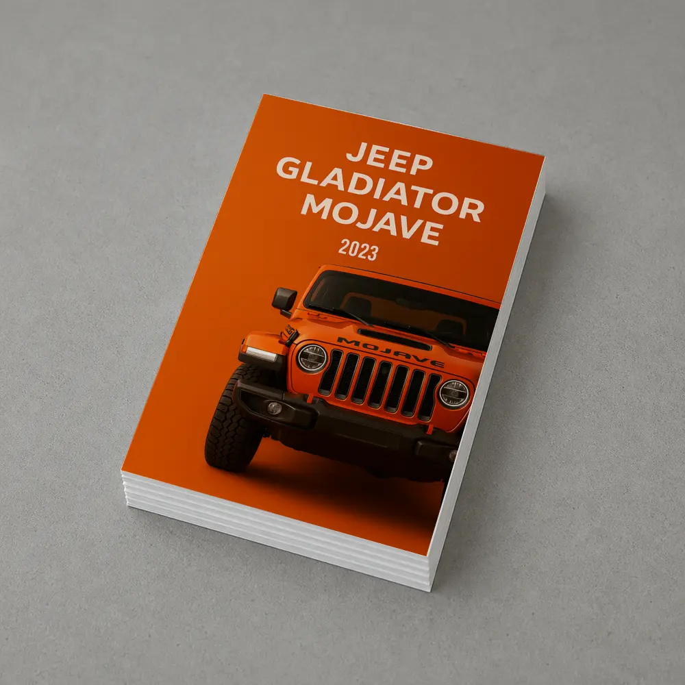 2023 Jeep Gladiator Mojave Orange Wall Art – Postcards