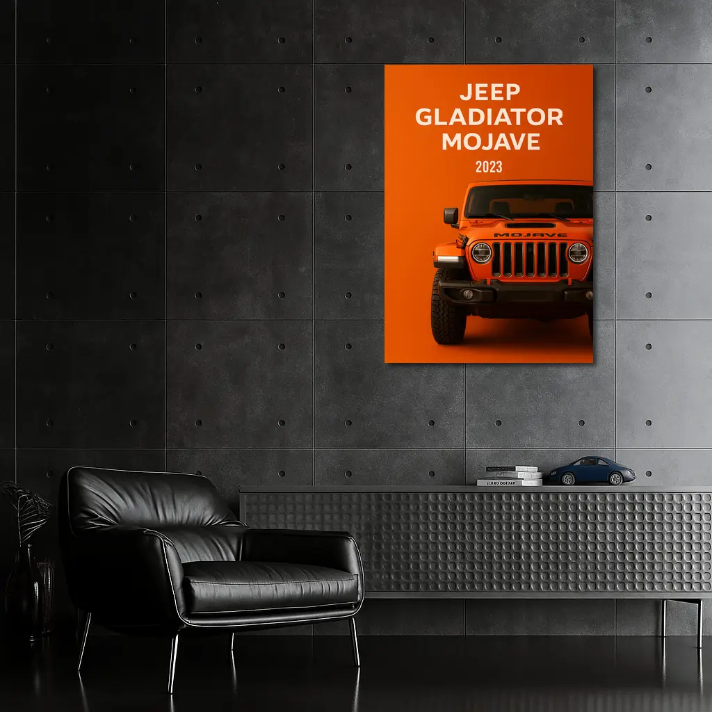 2023 Jeep Gladiator Mojave Orange Wall Art – Wall Art