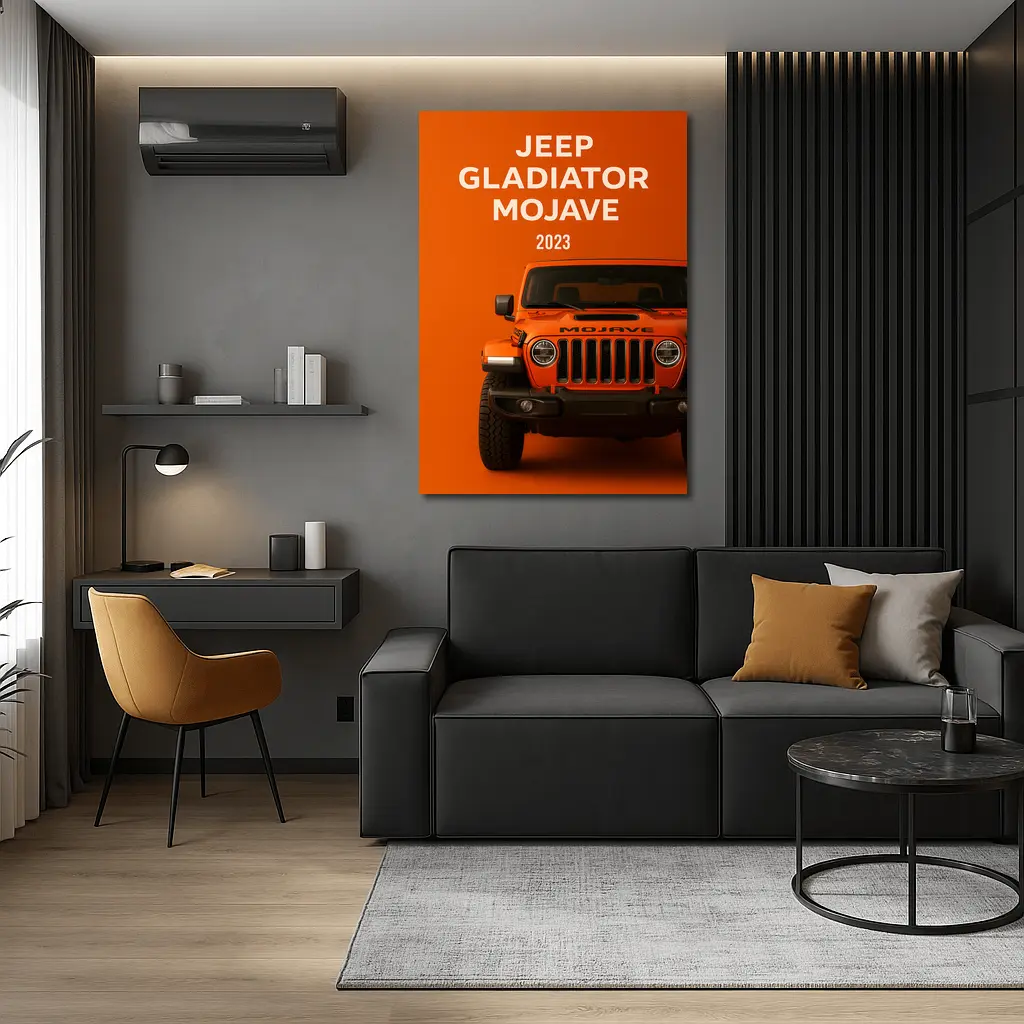 2023 Jeep Gladiator Mojave Orange Wall Art – Wall Art
