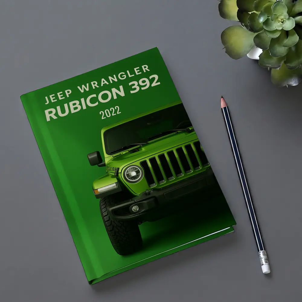 2022 Jeep Wrangler Rubicon Green Background – Notebooks