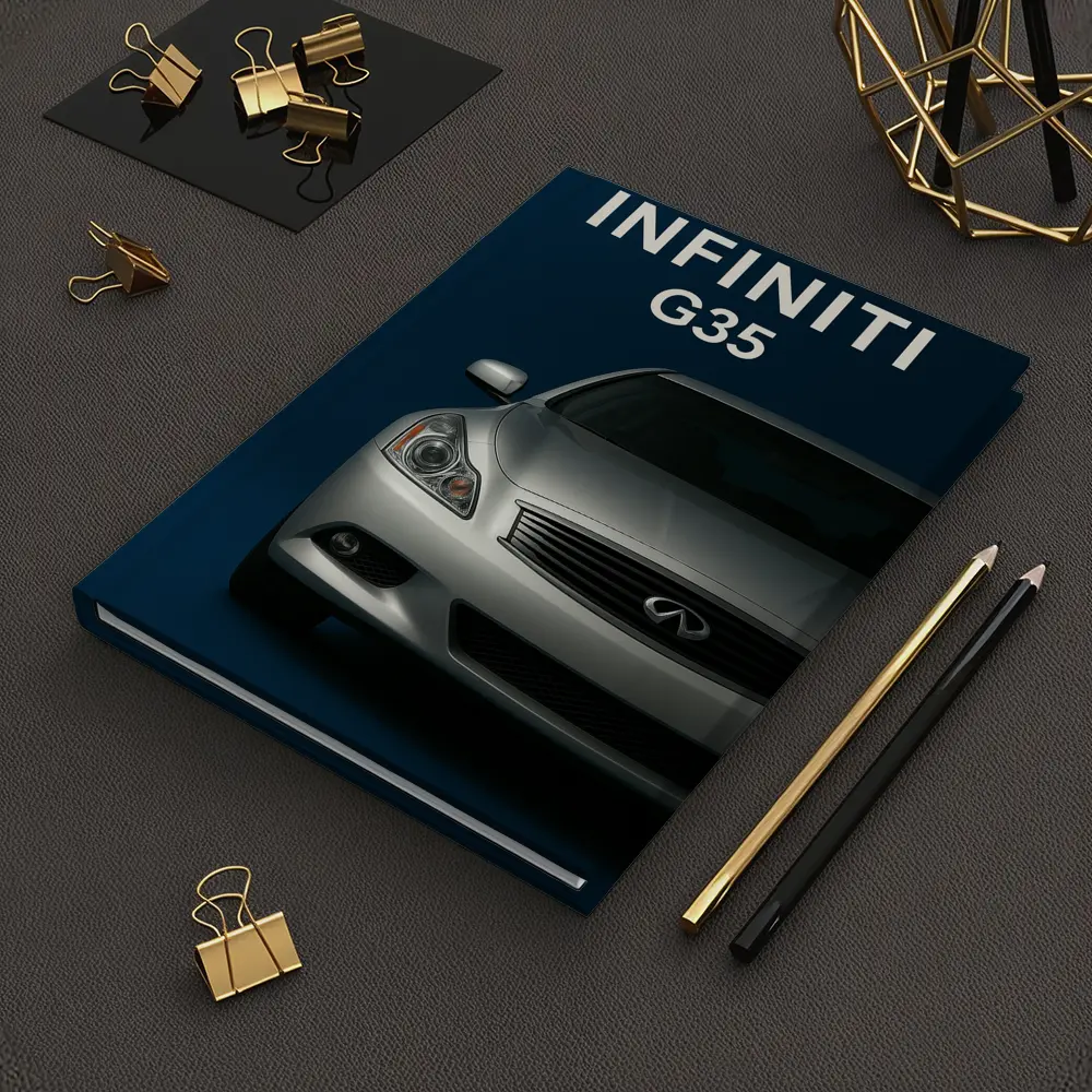 Infiniti G35 Silver Front View Dark Blue – Notebooks
