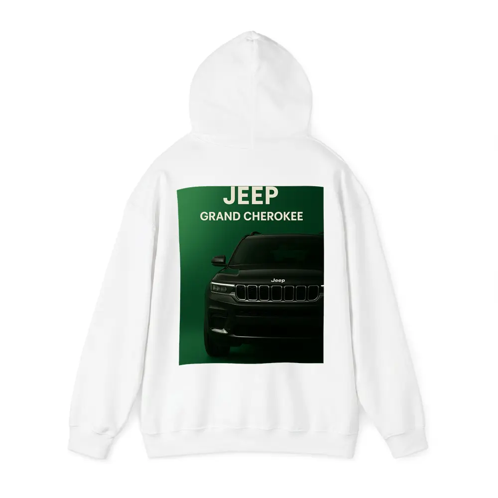 Jeep Grand Cherokee Dark Green Front View – Hoodies