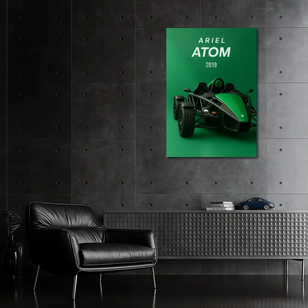 Ariel Atom 2019 Green Studio Art – Wall Art