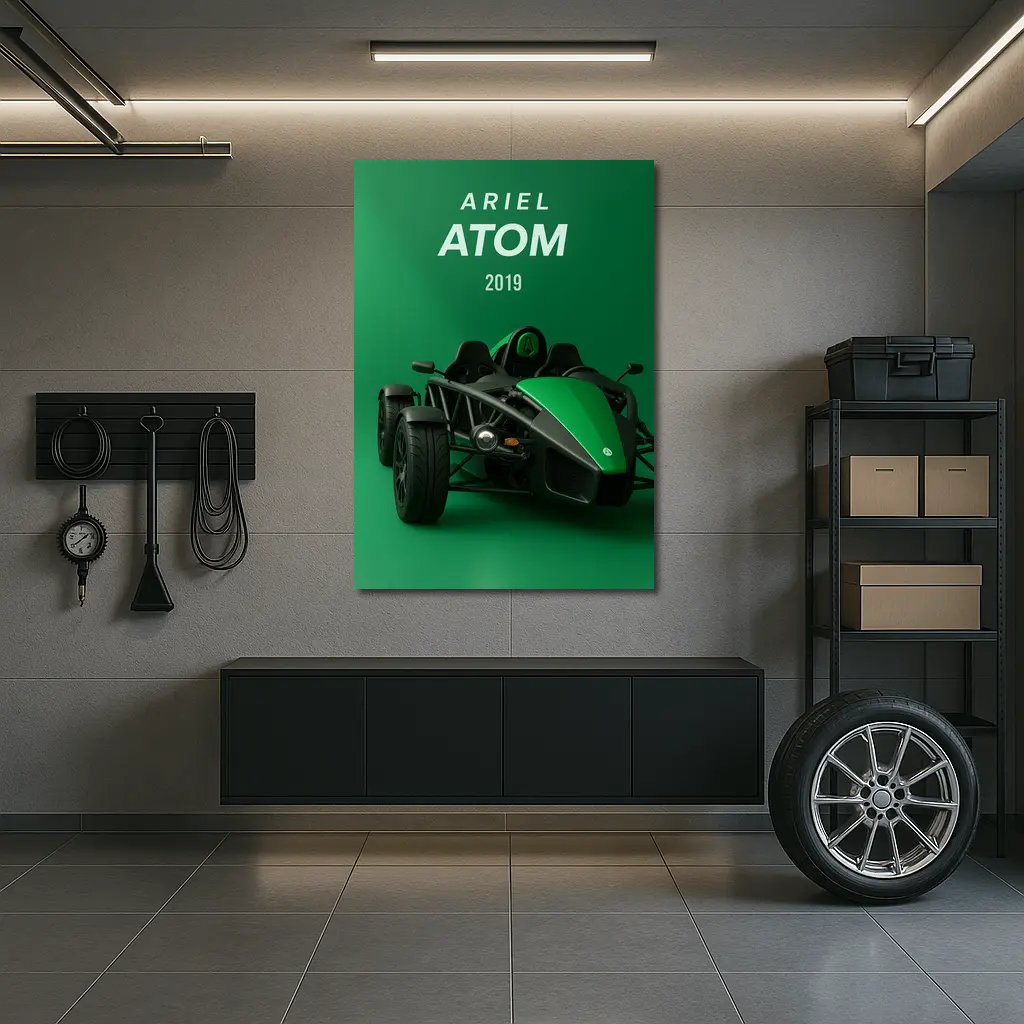Ariel Atom 2019 Green Studio Art – Wall Art