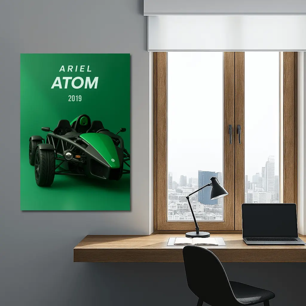 Ariel Atom 2019 Green Studio Art – Wall Art