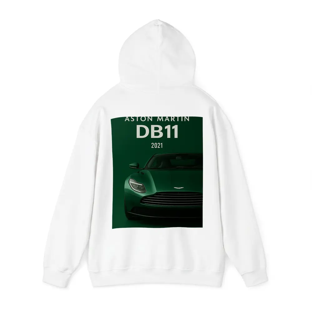 Aston Martin DB11 Green Dark Background – Hoodies