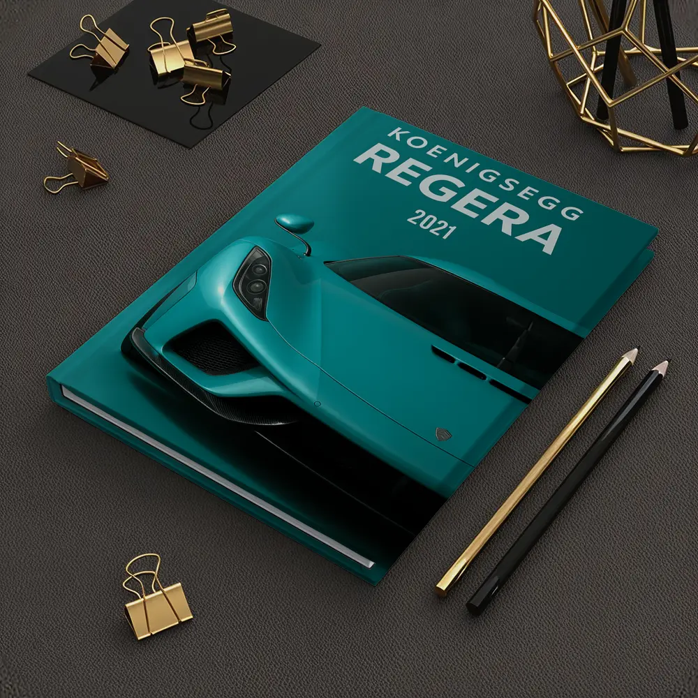 Koenigsegg Regera Teal Supercar Front View – Notebooks