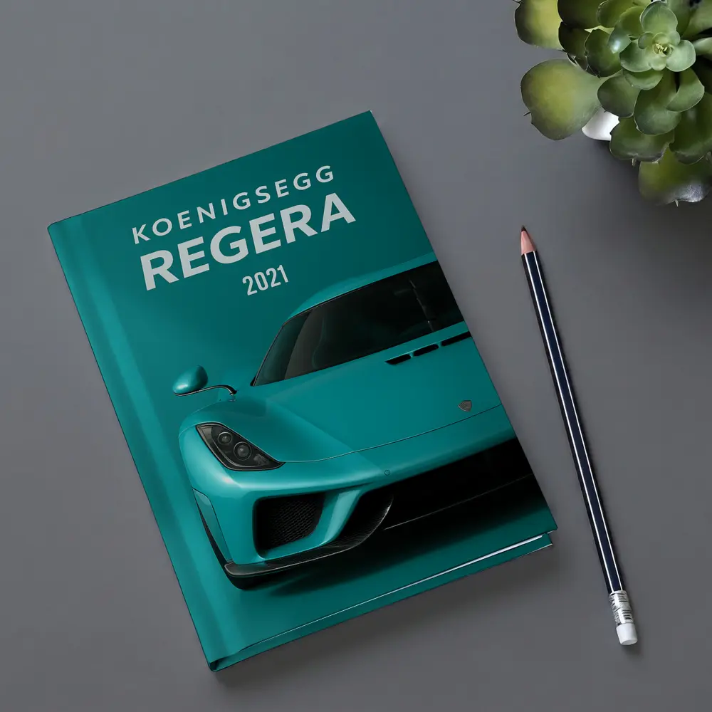 Koenigsegg Regera Teal Supercar Front View – Notebooks