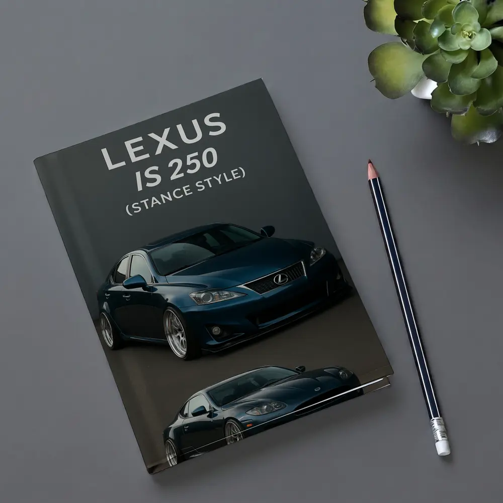 Lexus IS 250 Stance Style Blue Cars – Notebooks