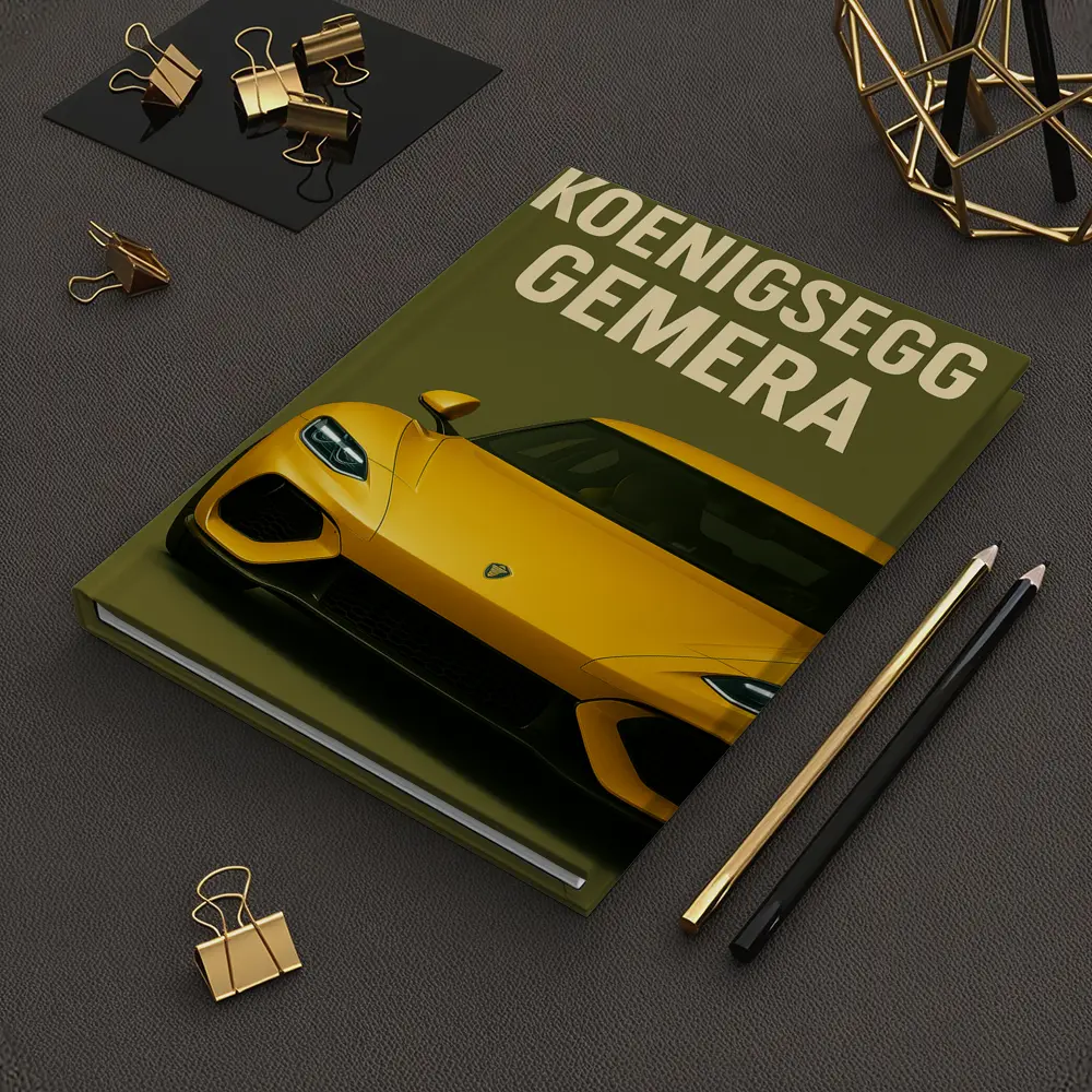 Koenigsegg Gemera Yellow Supercar Front View – Notebooks