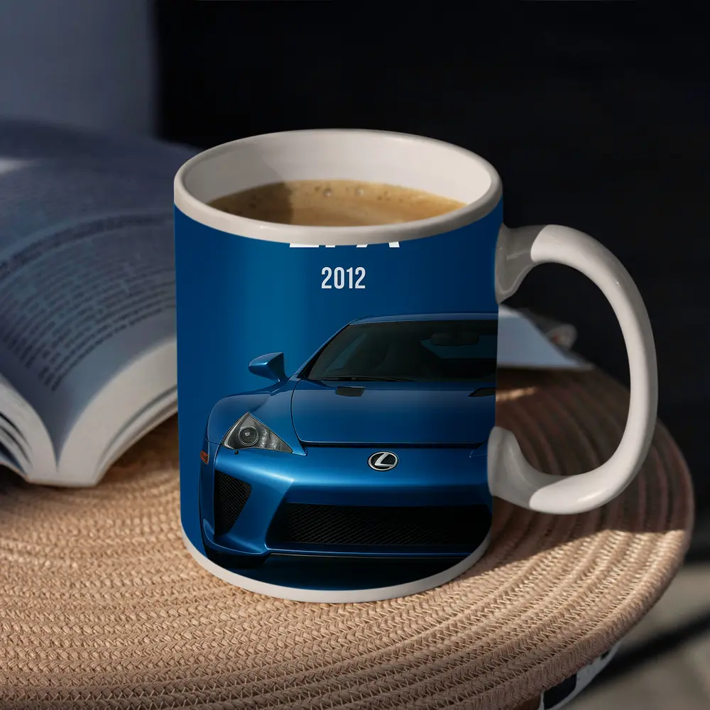 Lexus LFA 2012 Blue Supercar Art – Mugs