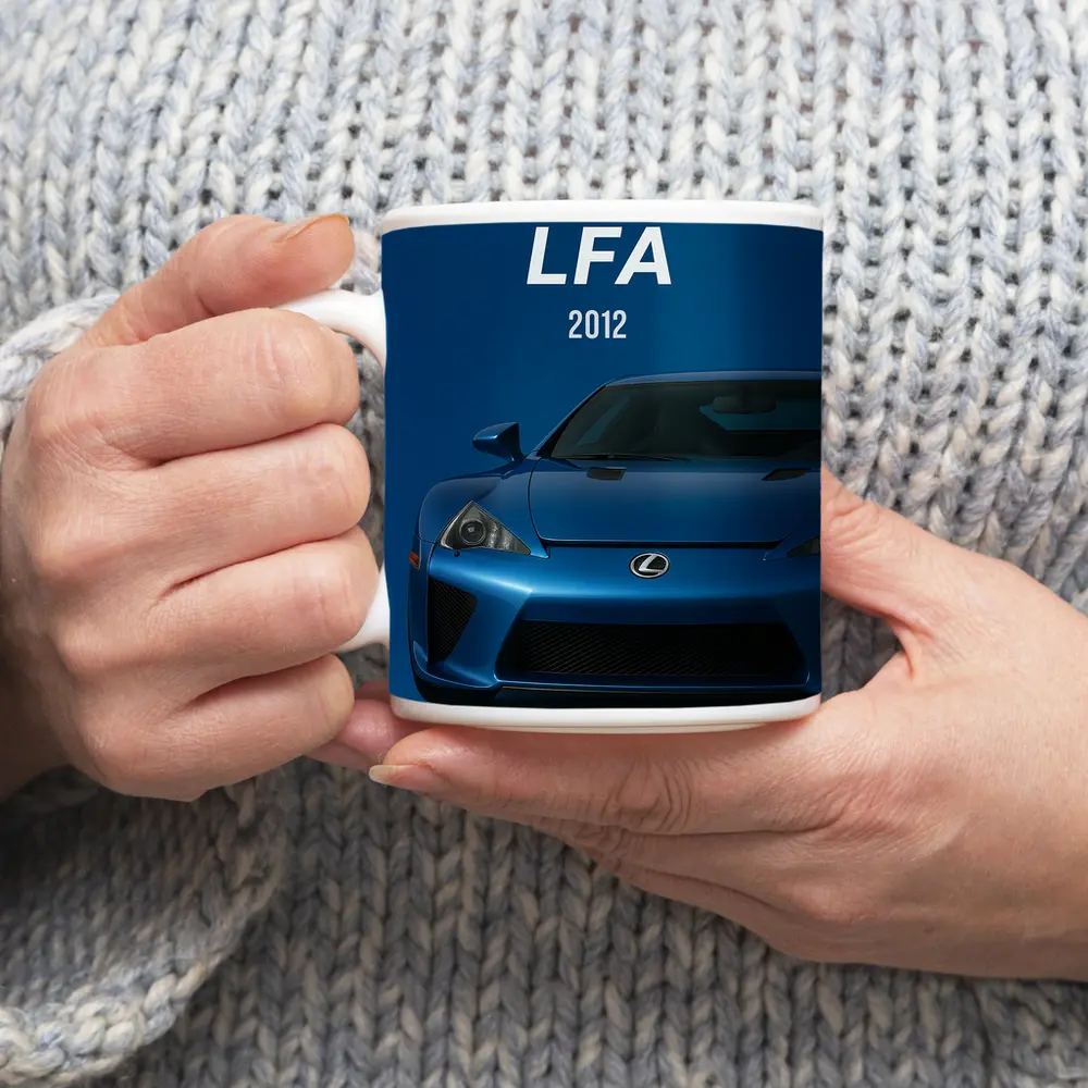 Lexus LFA 2012 Blue Supercar Art – Mugs