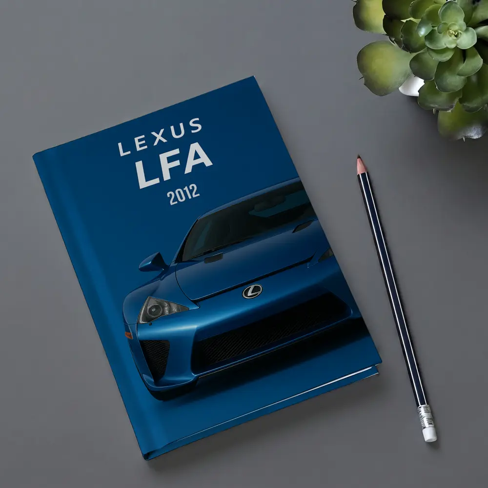 Lexus LFA 2012 Blue Supercar Art – Notebooks