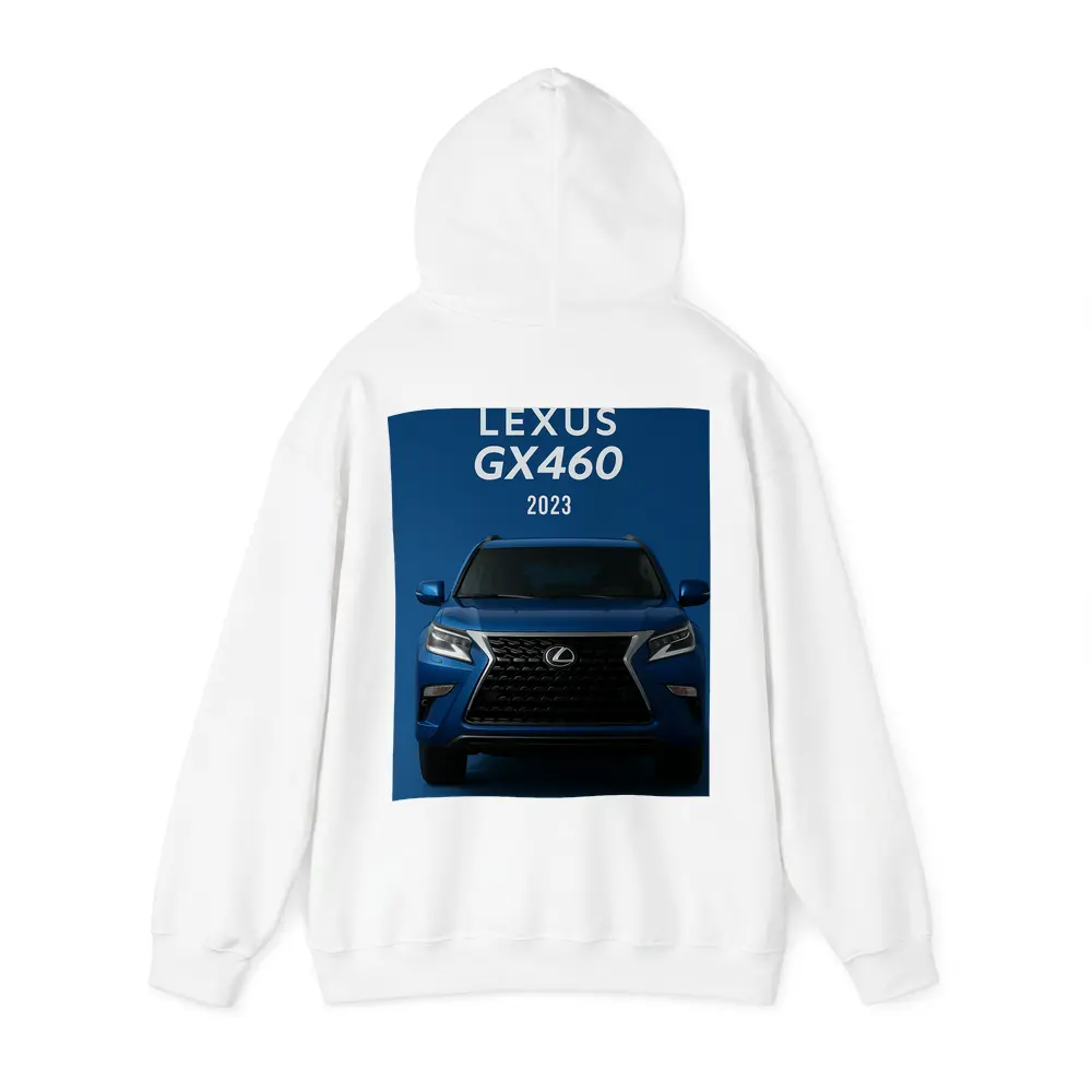 Lexus GX460 Blue SUV Front View – Hoodies