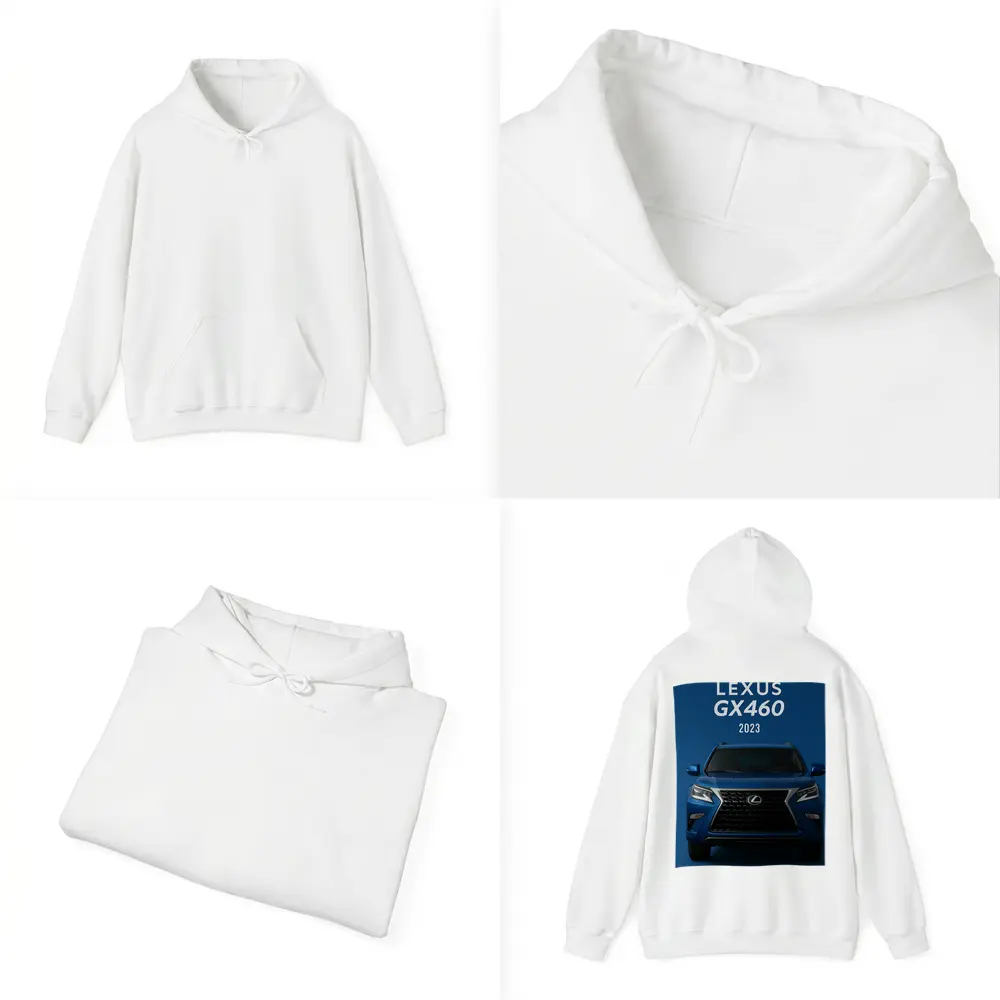 Lexus GX460 Blue SUV Front View – Hoodies
