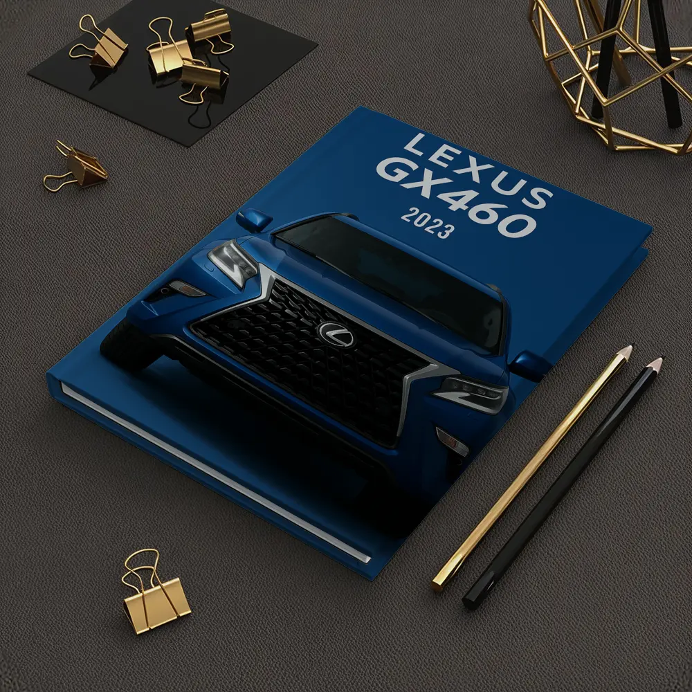 Lexus GX460 Blue SUV Front View – Notebooks