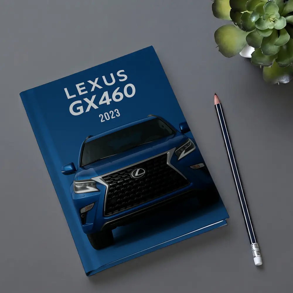 Lexus GX460 Blue SUV Front View – Notebooks