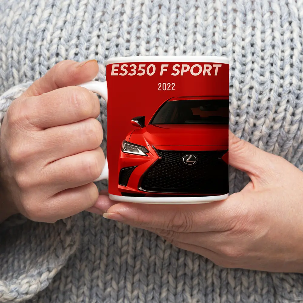 Lexus ES350 F Sport Red Bold Front – Mugs