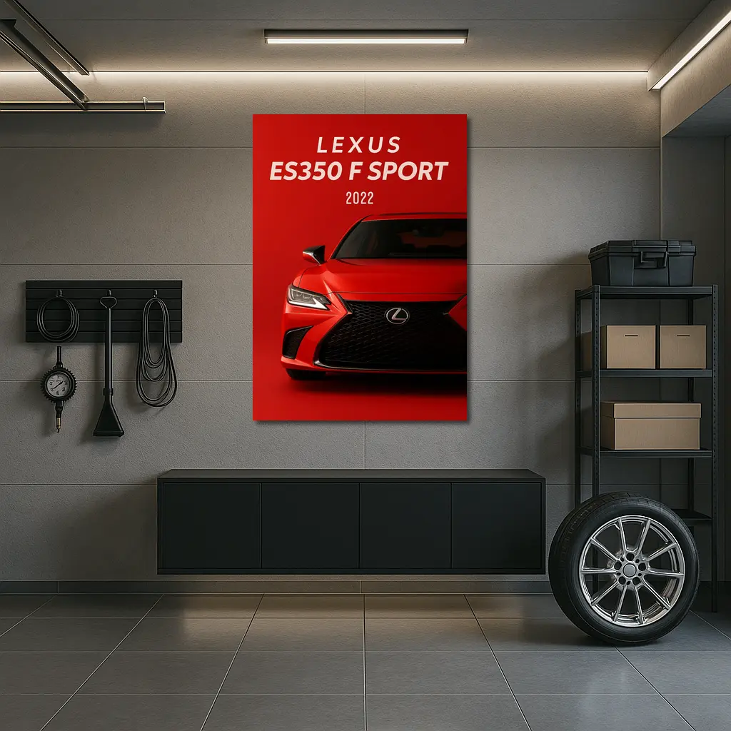 Lexus ES350 F Sport Red Bold Front – Wall Art