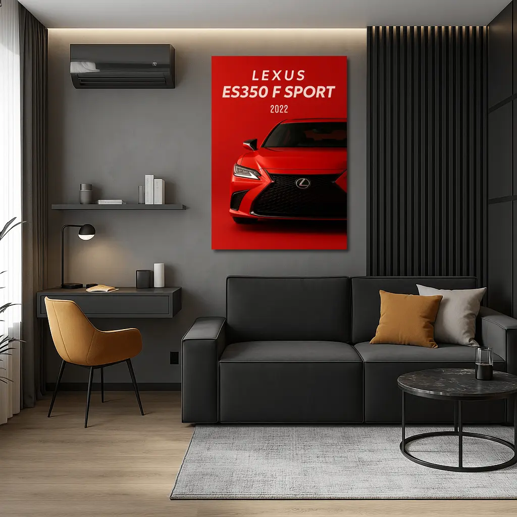 Lexus ES350 F Sport Red Bold Front – Wall Art