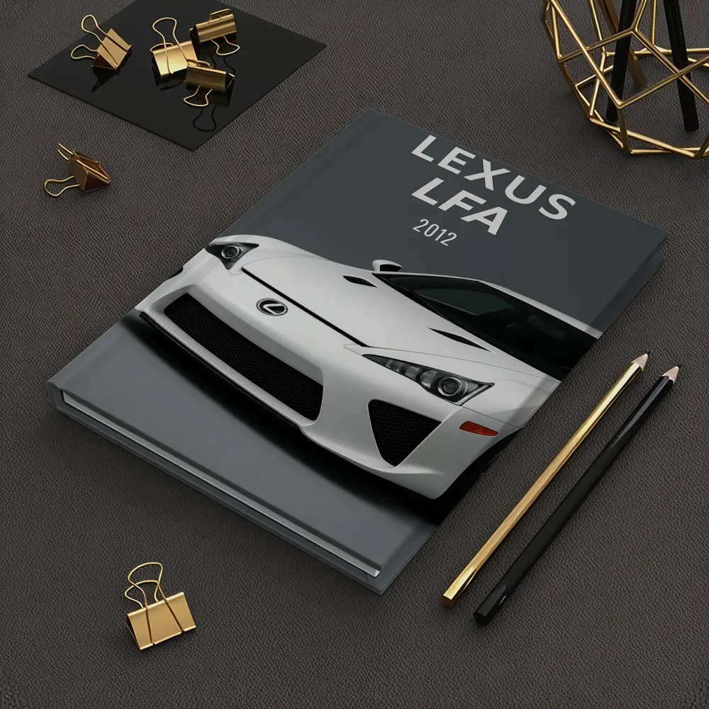 Lexus LFA White Supercar Gray Background – Notebooks