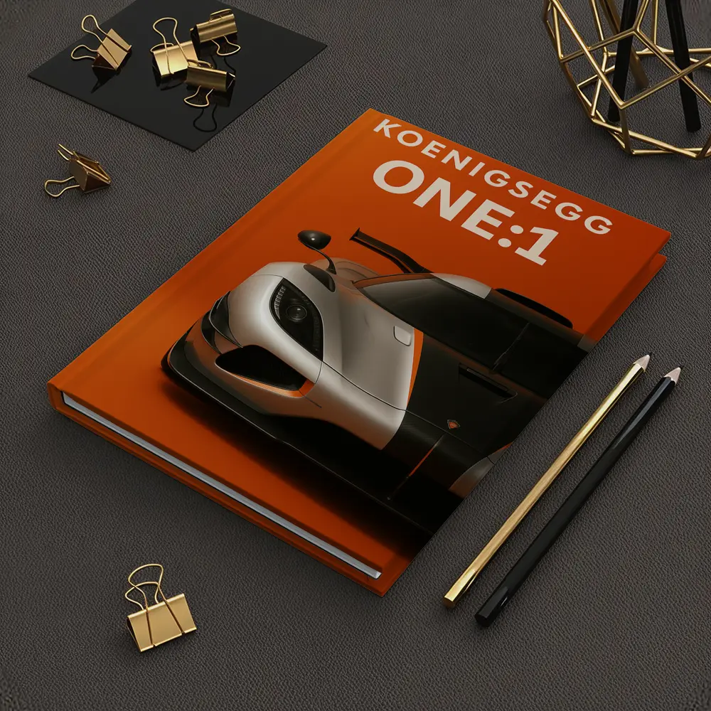 Koenigsegg One One Orange Background Supercar – Notebooks