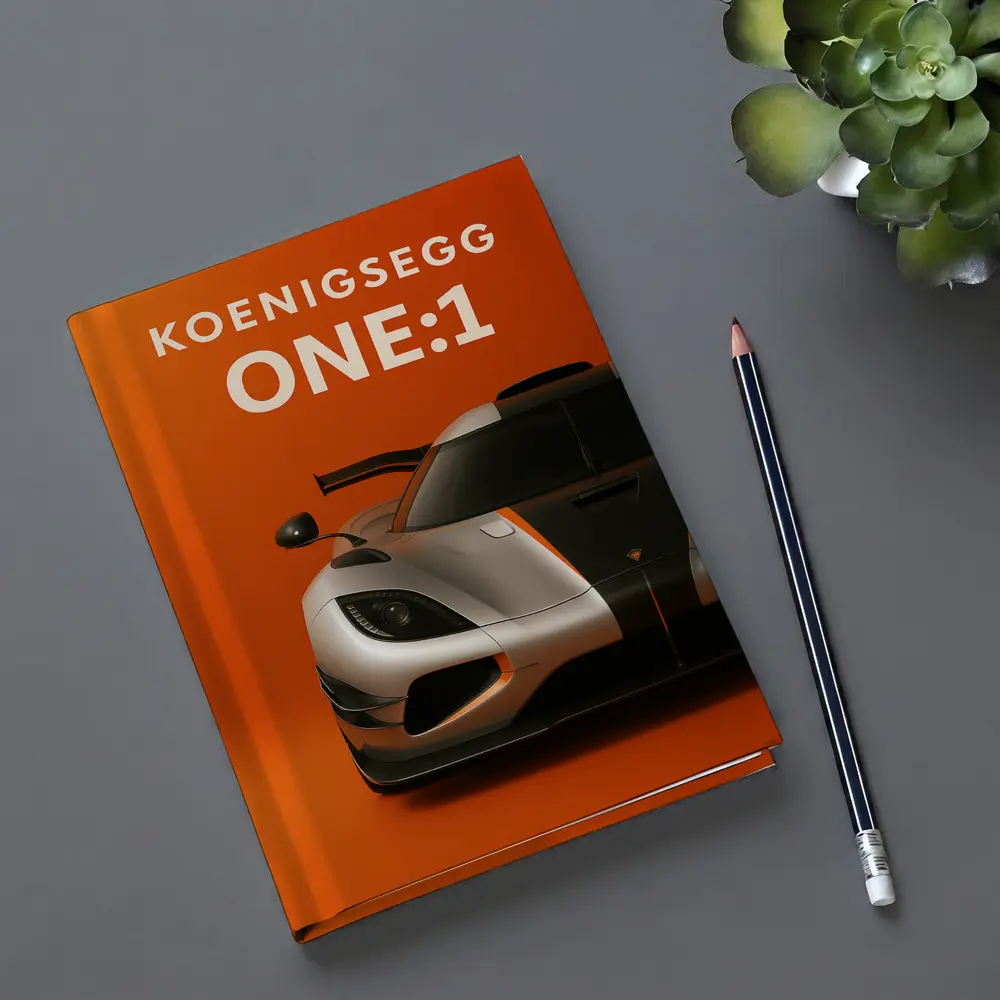 Koenigsegg One One Orange Background Supercar – Notebooks