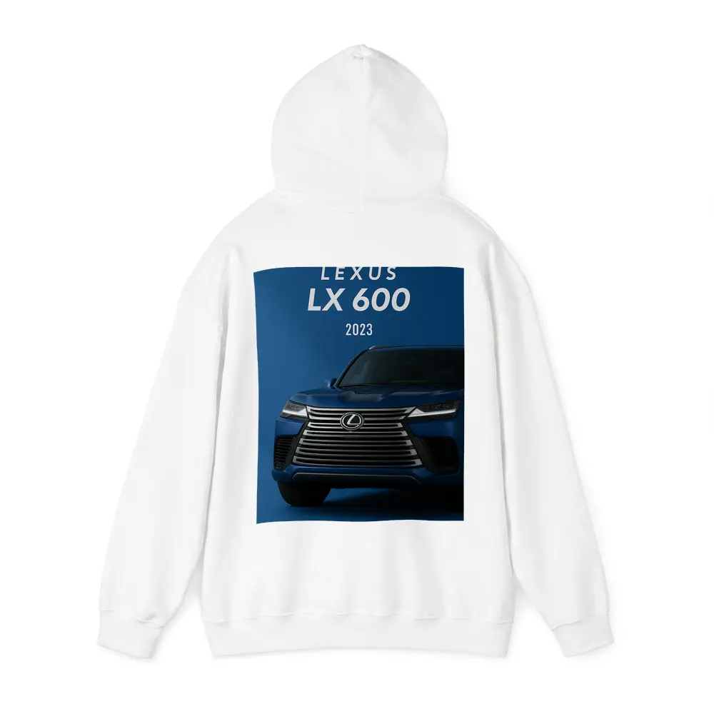 Lexus LX 600 2023 Blue Background Art – Hoodies