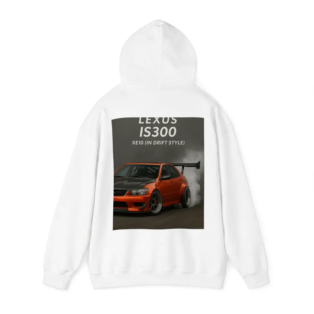 Lexus IS300 XE10 Drift Style Orange Car – Hoodies
