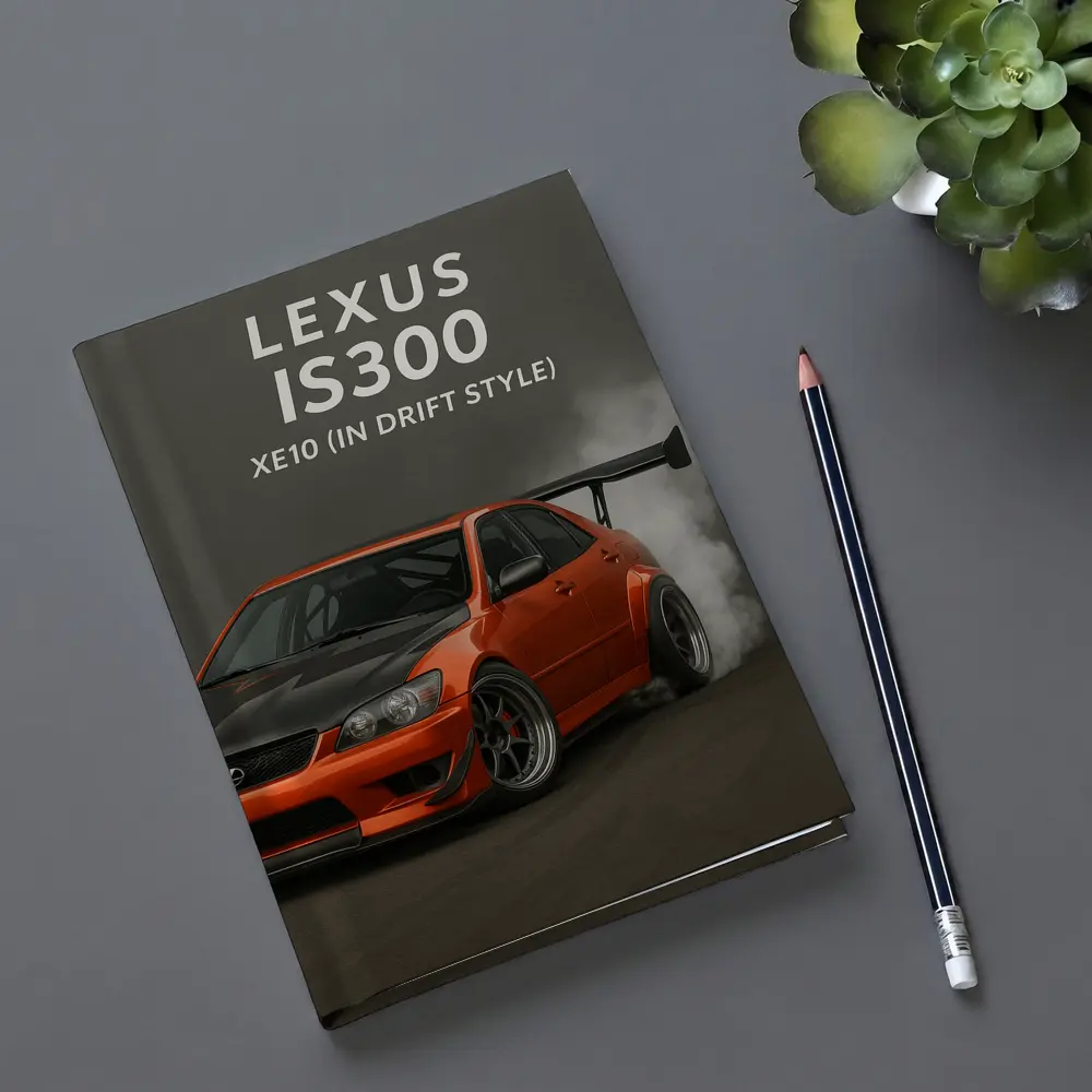 Lexus IS300 XE10 Drift Style Orange Car – Notebooks
