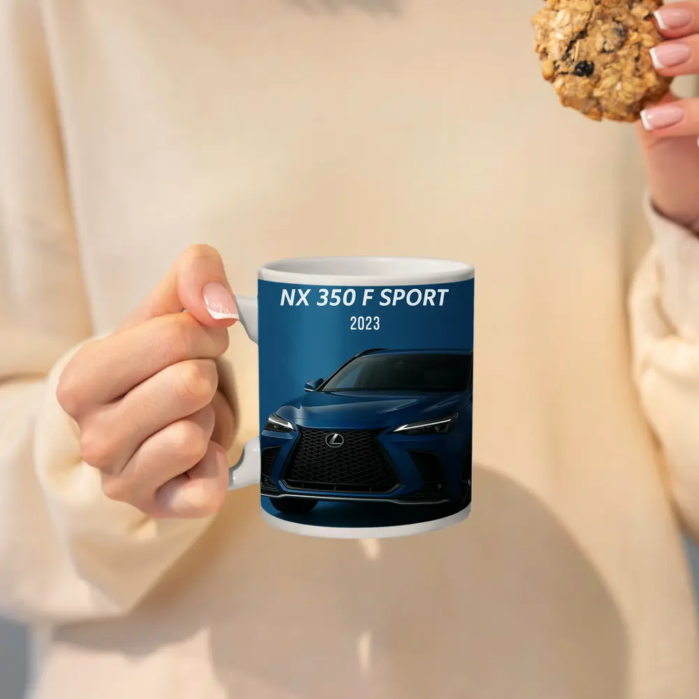Lexus NX F Sport Blue Studio Shot – Mugs