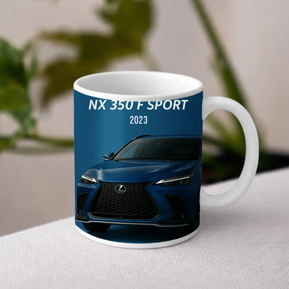 Lexus NX F Sport Blue Studio Shot – Mugs