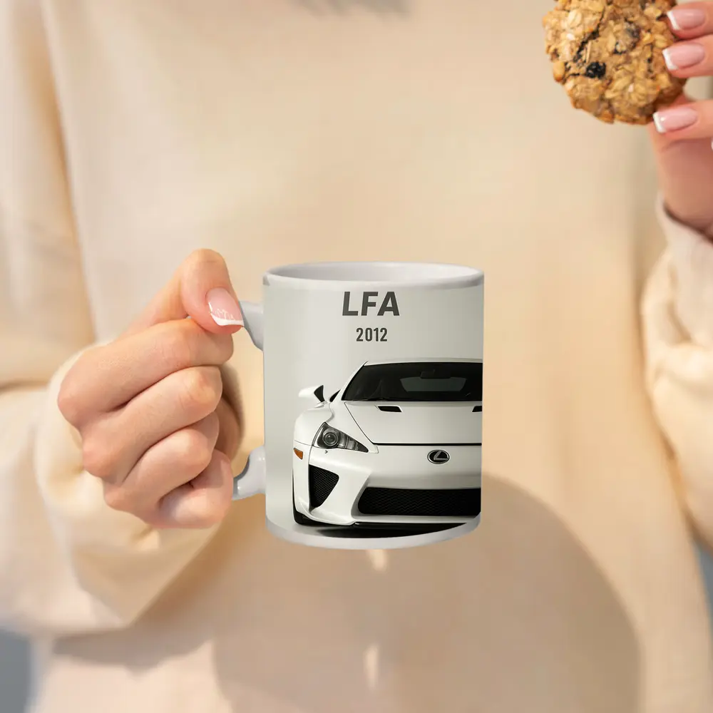 Lexus LFA Supercar White Studio Shot – Mugs