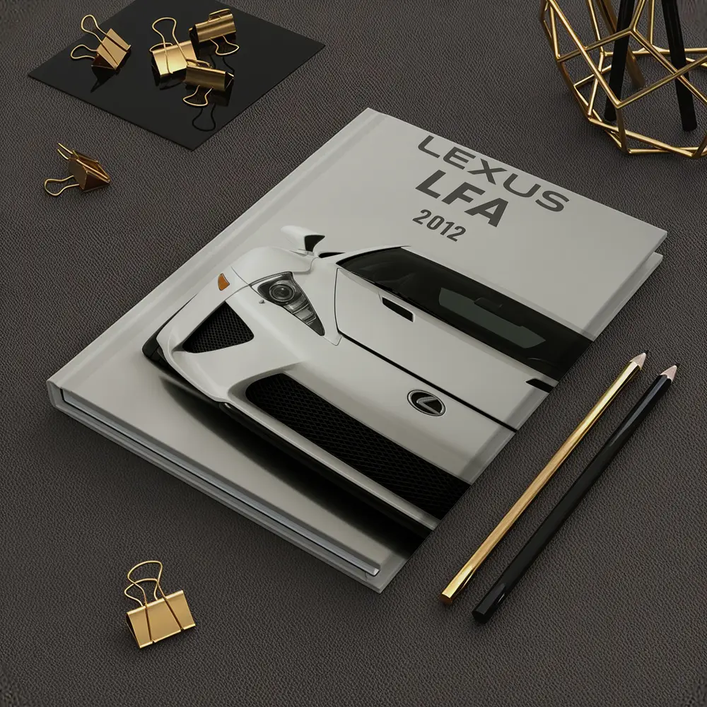 Lexus LFA Supercar White Studio Shot – Notebooks