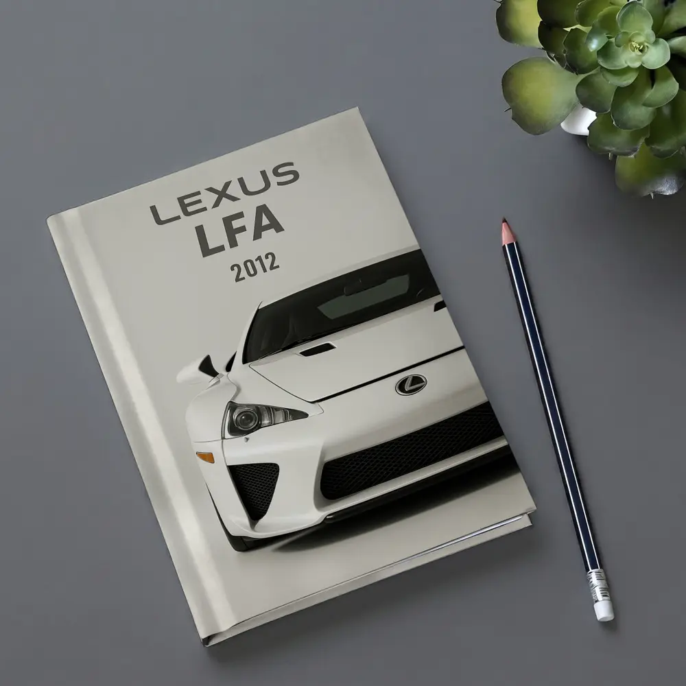 Lexus LFA Supercar White Studio Shot – Notebooks