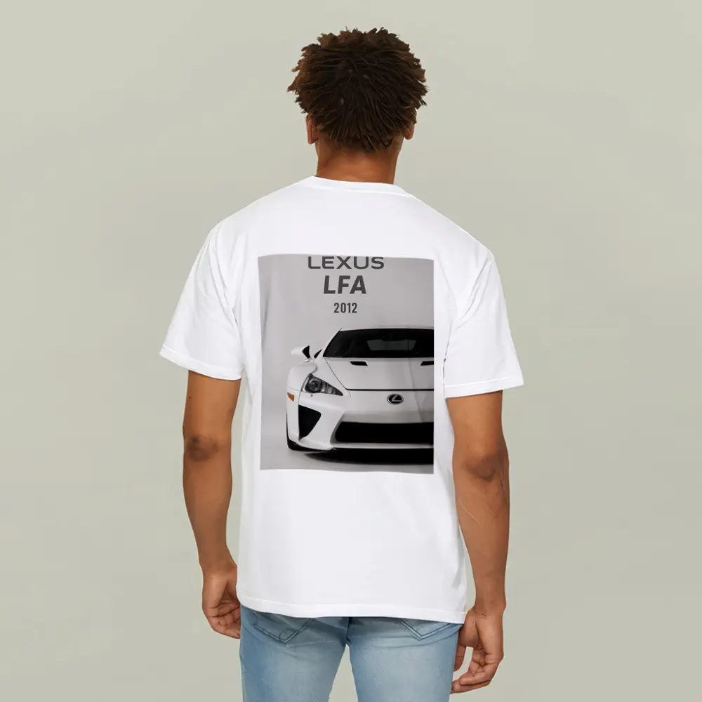 Lexus LFA Supercar White Studio Shot – T-Shirts