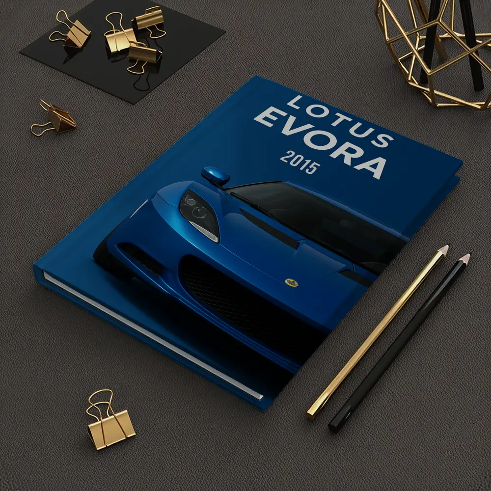 Lotus Evora Blue Sports Car Front View – Notebooks